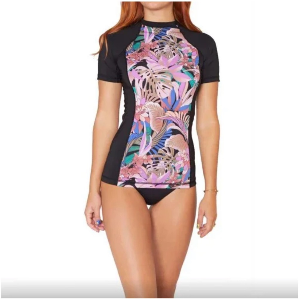 Hurley Palm Paradise Short-Sleeve Rashguard